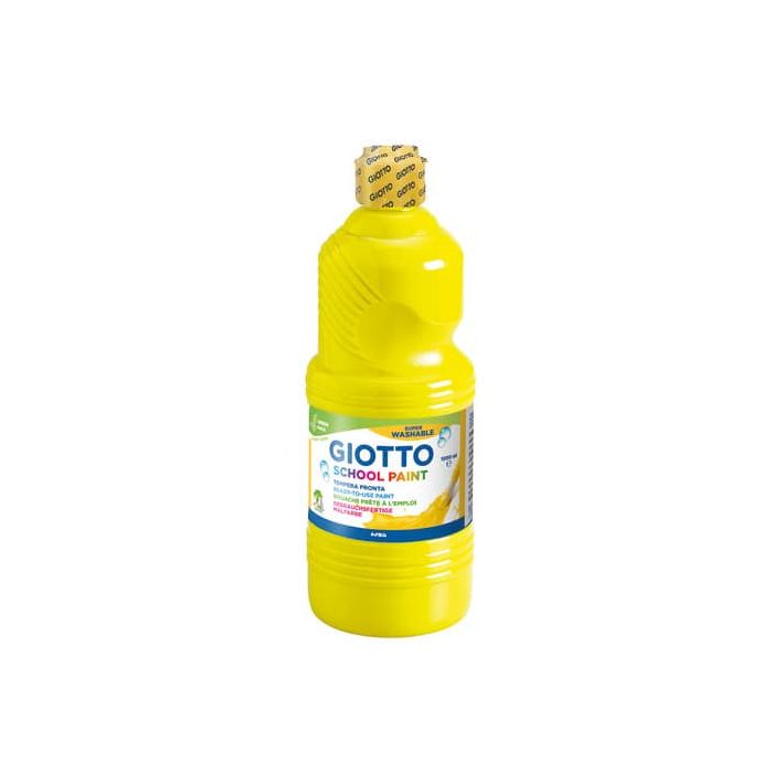 Tempera pronta Giotto School Paint in flacone 1 L giallo F535502 main product photo
