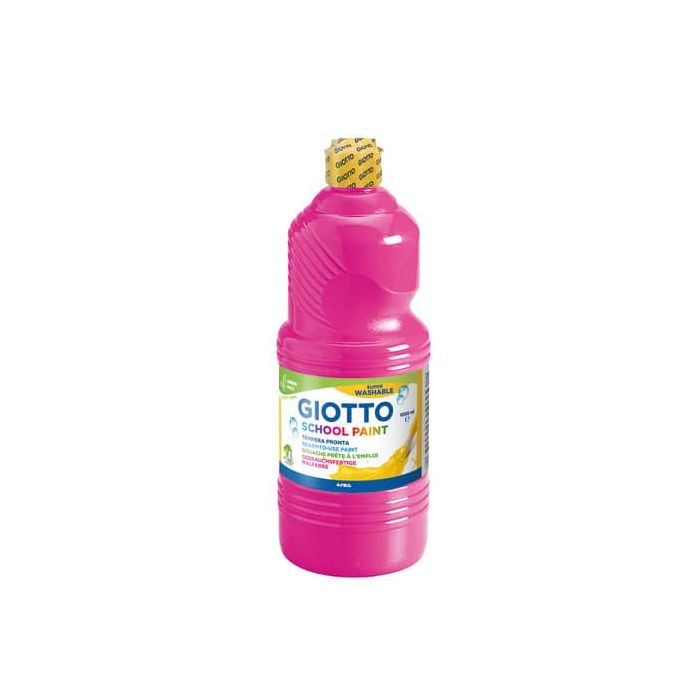Tempera pronta Giotto School Paint in flacone 1 L magenta F535510 main product photo