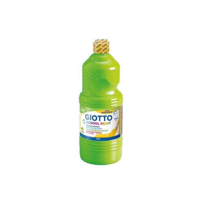 Tempera pronta Giotto School Paint in flacone 1 L verde cinabro F535511 main product photo
