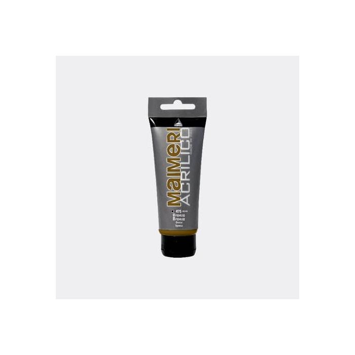 Colore acrilico Maimeri in tubetto 75 ml bronzo - M0916475 main product photo