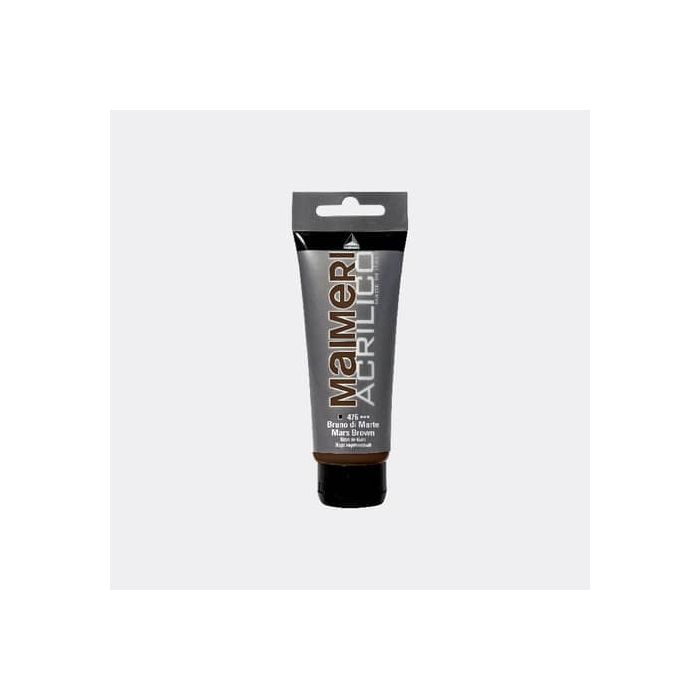 Colore acrilico Maimeri in tubetto 75 ml bruno di Marte - M0916476 main product photo