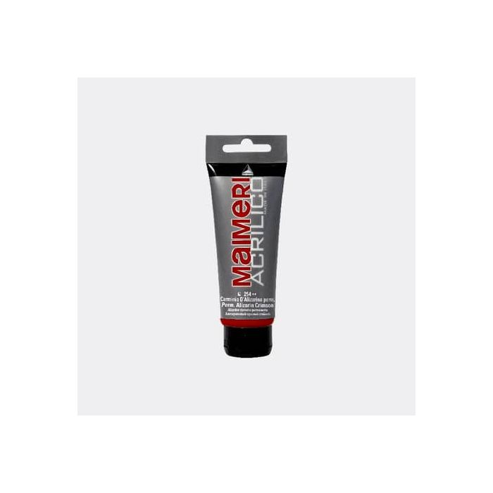 Colore acrilico Maimeri in tubetto 75 ml carminio d'Alizarina - M0916254 main product photo