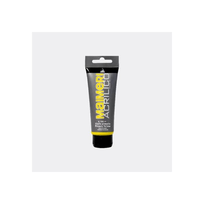 Colore acrilico Maimeri in tubetto 75 ml giallo primario - M0916116 main product photo