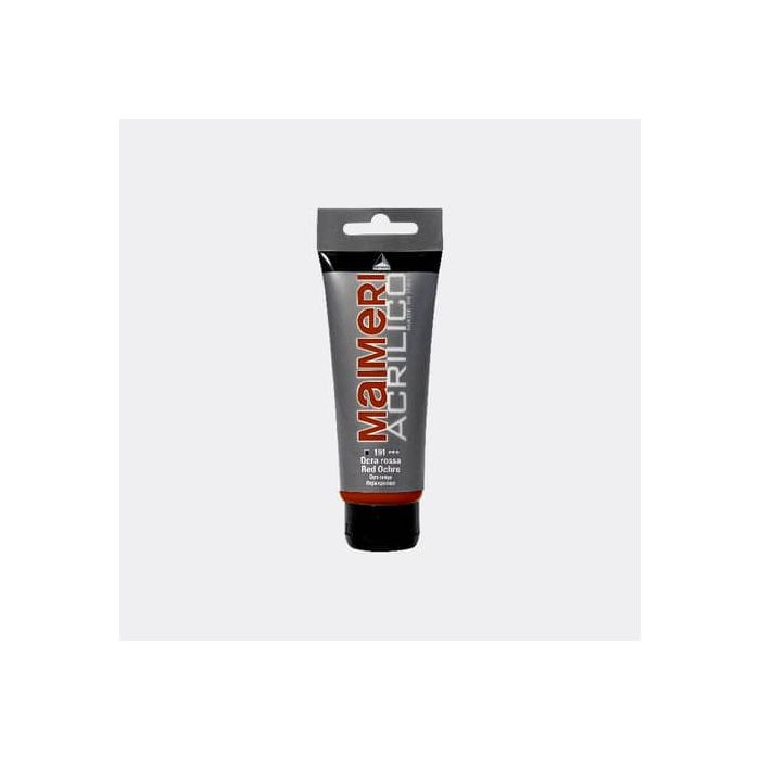 Colore acrilico Maimeri in tubetto 75 ml ocra rossa - M0916191 main product photo