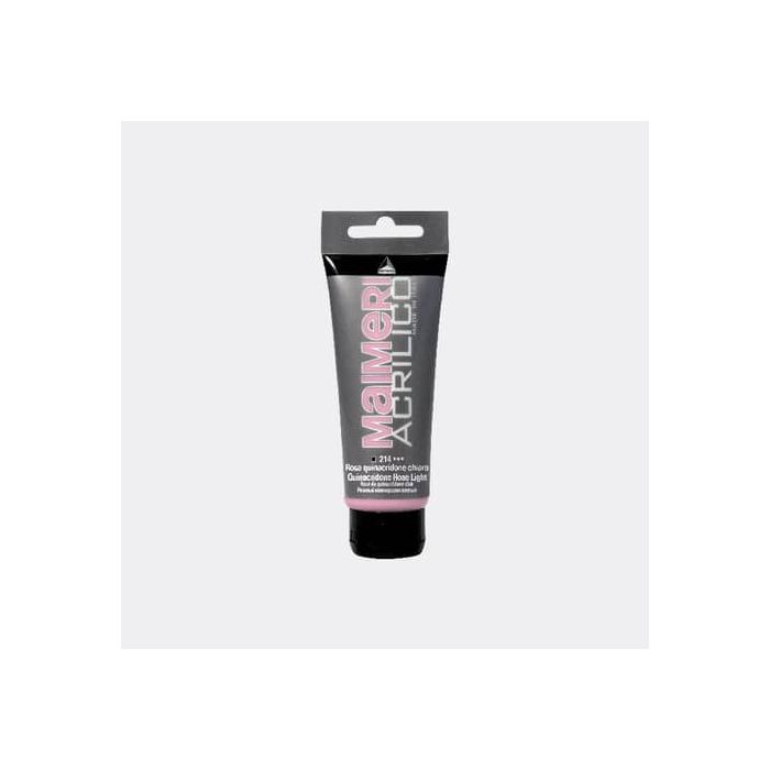 Colore acrilico Maimeri in tubetto 75 ml rosa di Quinacridone chiaro - M0916214 main product photo