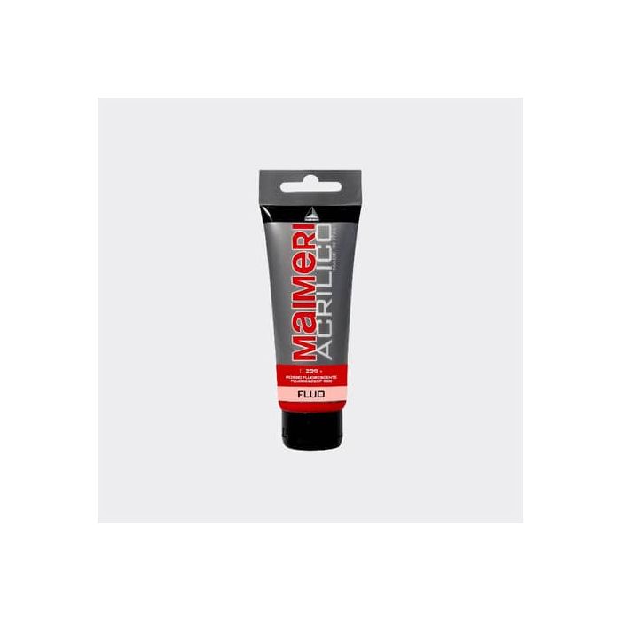 Colore acrilico Maimeri in tubetto 75 ml rosso fluorescente - M0916239 main product photo