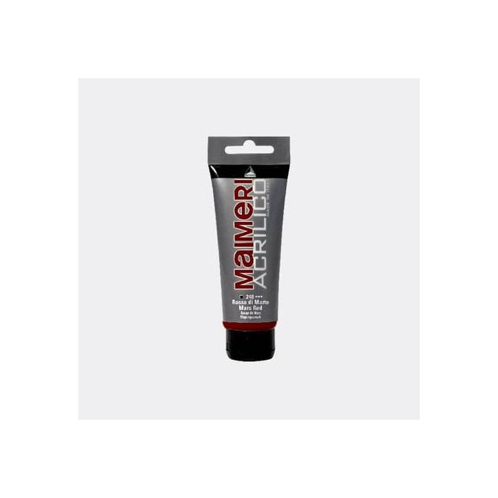Colore acrilico Maimeri in tubetto 75 ml rosso di Marte - M0916248 main product photo