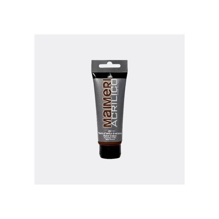 Colore acrilico Maimeri in tubetto 75 ml terra d'ombra bruciata - M0916492 main product photo