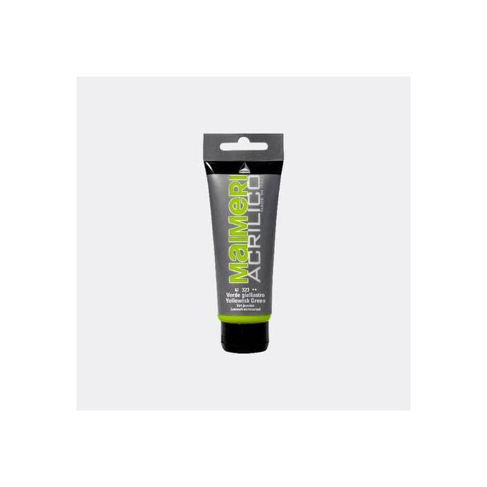 Colore acrilico Maimeri in tubetto 75 ml verde giallastro - M0916323 main product photo