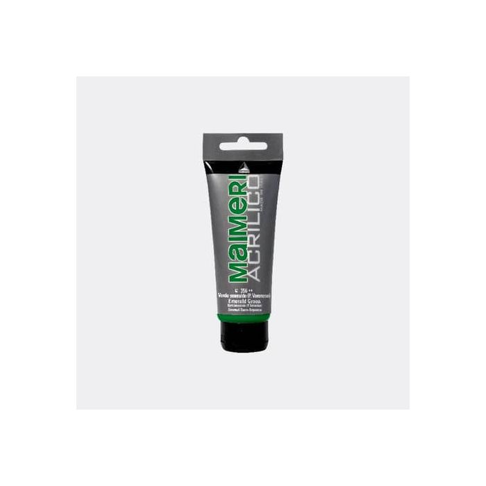 Colore acrilico Maimeri in tubetto 75 ml verde smeraldo - M0916356 main product photo