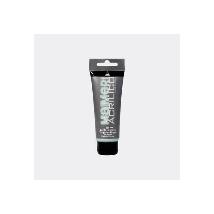 Colore acrilico Maimeri in tubetto 75 ml verde turchese - M0916350 main product photo