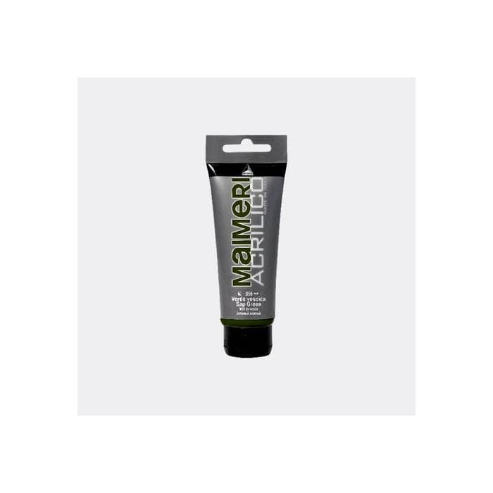 Colore acrilico Maimeri in tubetto 75 ml verde vescica - M0916358 main product photo