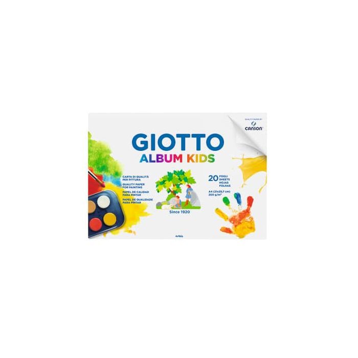 Album da disegno Giotto Kids 20 ff da 200 g/m2 A4 F580400 main product photo