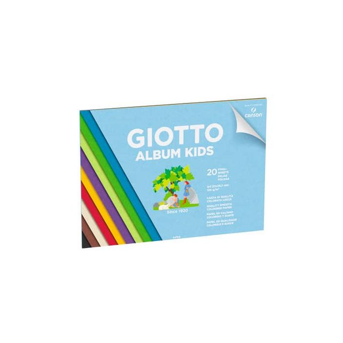 Album da disegno Giotto Kids A4 20 ff. da 120 g lisci colorato F580700 main product photo
