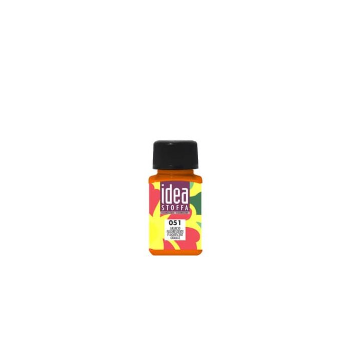 Colore per tessuti Maimeri Idea Stoffa in flacone 60 ml arancio fluo - M5014051 main product photo