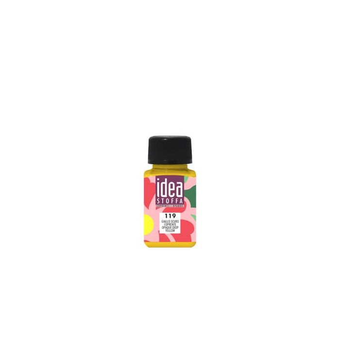 Colore per tessuti Maimeri Idea Stoffa in flacone 60 ml coprente giallo scuro - M5014119 main product photo