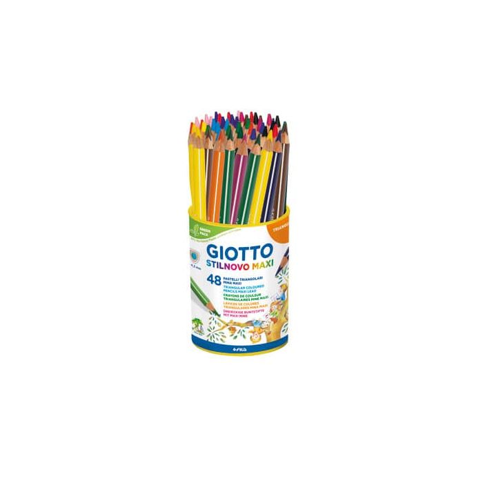 Matite colorate Maxi Giotto Stilnovo in conf. 48 colori assortiti F226300 main product photo