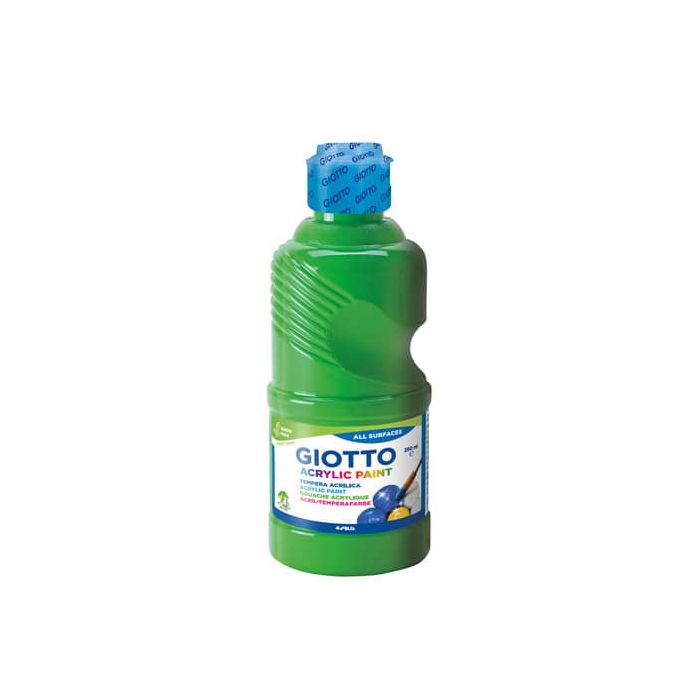 Tempera acrilica Giotto in flacone da 250 ml verde F534012 main product photo