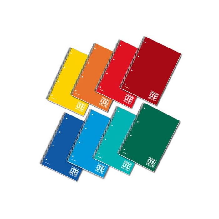 Quaderno spiralato Maxi One Color A4 - 80 g/m2 - 60 ff - 5 mm 1143 main product photo