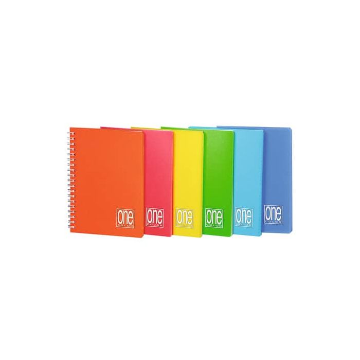 Display quaderno spiralato One Color PPL - 14 pezzi - 12x17cm 80 g/m2 - 80+1 ff con 4 fori - 1R - 5459 main product photo