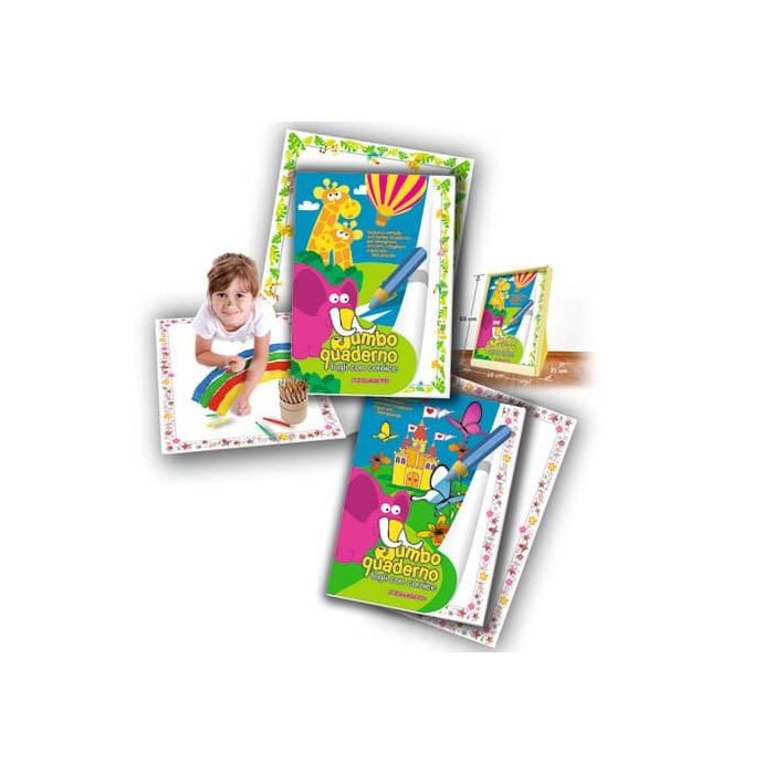 Quaderno per bambini Blasetti Jumbo - 20 ff bianchi - 100 g/m2 - 43x60 cm 1424 main product photo