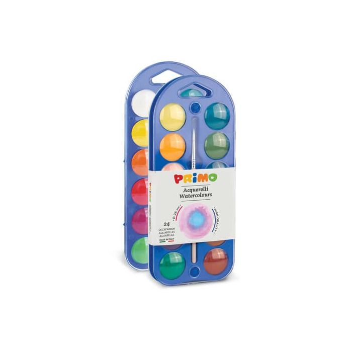 Acquerelli Primo Ø 25 mm in conf. da 24 colori assortiti - 111A24B main product photo