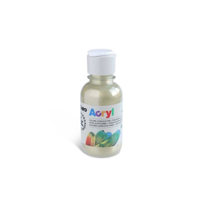 Colore acrilico Primo in bottiglia PET con tappo dosatore 125 ml bronzo 402TA125940 main product photo