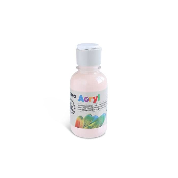 Colore acrilico Primo in bottiglia PET con tappo dosatore 125 ml rosa carne - 402TA125330 main product photo