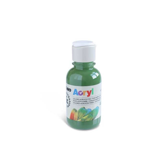 Colore acrilico Primo in bottiglia PET con tappo dosatore 125 ml verde oliva - 402TA125665 main product photo