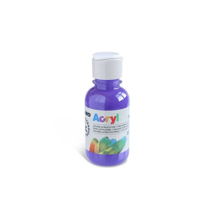 Colore acrilico Primo in bottiglia PET con tappo dosatore 125 ml viola 402TA125400 main product photo