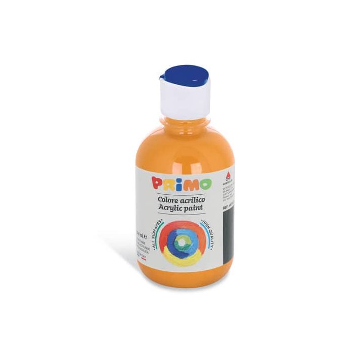 Colore acrilico Primo in bottiglia con tappo dosatore 300 ml giallo ocra 400TA300270 main product photo