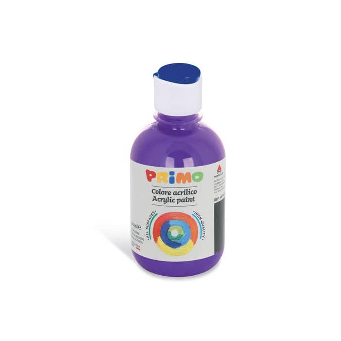 Colore acrilico Primo in bottiglia con tappo dosatore 300 ml viola 400TA300400 main product photo