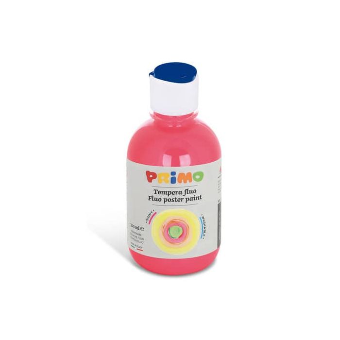 Tempera in bottiglia primi passi Primo 300 ml fucsia fluo 255TF300370 main product photo