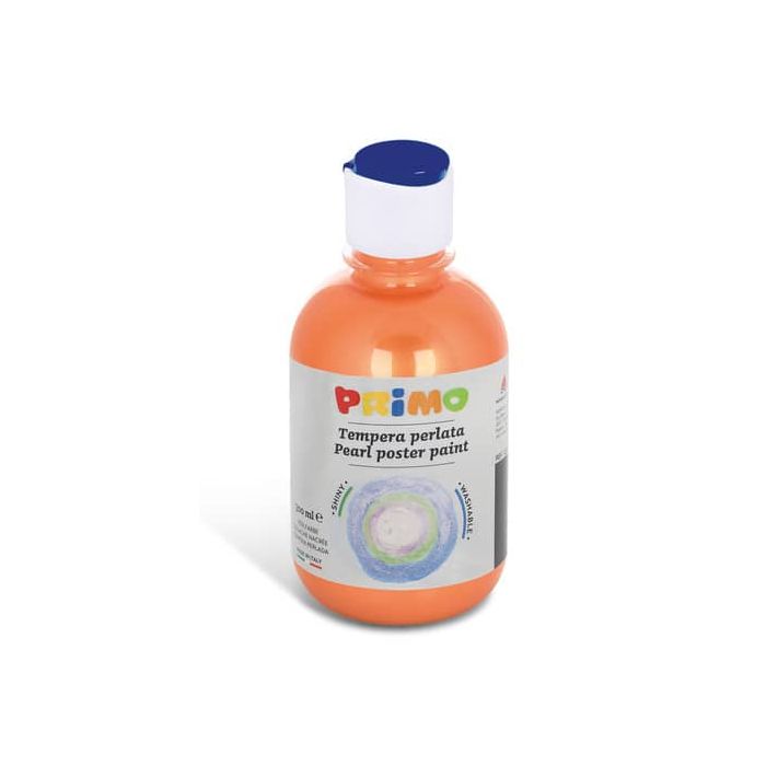 Tempera perlata in bottiglia Primo 300 ml arancio 234TP300250 main product photo