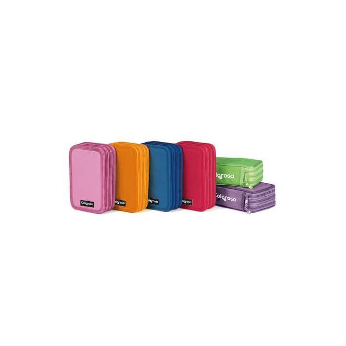Astuccio a 3 ZIP Colorosa linea Colors 13x20x7 cm 698300 main product photo