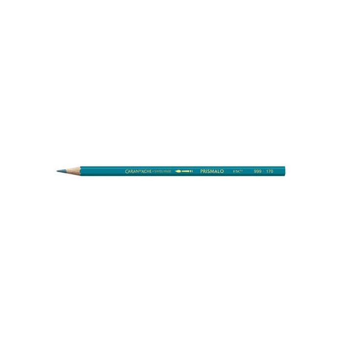 Matite colorate acquerellabili Carand'Ache Prismalo in conf. da 3 pz azzurro cyan - 999170 main product photo