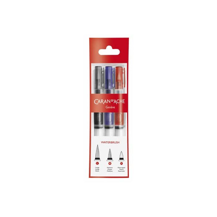 Pennello con Serbatoio Carand'Ache in conf. da 3 punte assortite 115303 main product photo