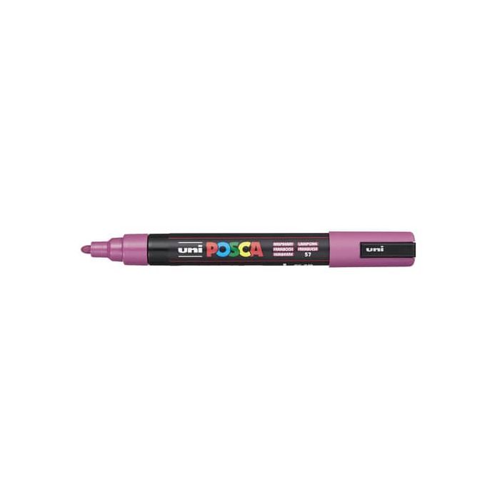 Marcatore a tempera Posca Uni-Ball punta tonda 1,8-2,5 mm lampone PC5M LAMPONE main product photo