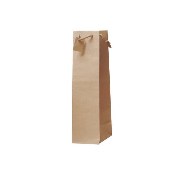 Borsa portabottiglie in carta kraft Decoration avana - formato magnum BCA338NA main product photo