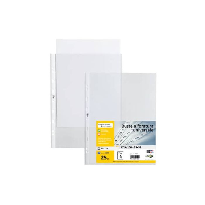 Buste a perforazione universale Sei Rota ATLA buccia arancia formato 22x33 cm - 10/100 - 662310 CF32-14 main product photo