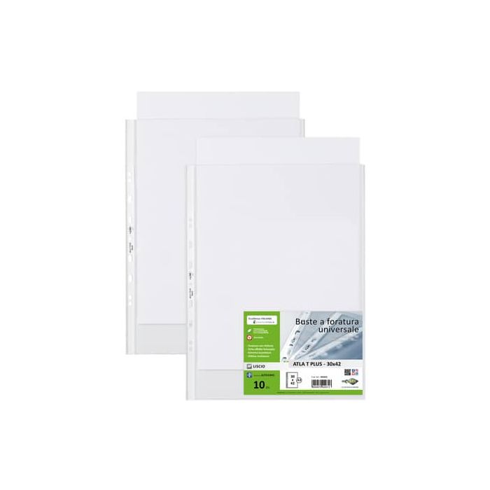 Buste trasparenti ATLA T lisce Sei Rota formato 30x42 cm 663016 main product photo