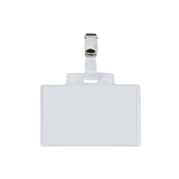 Targa portabadge con clip Sei Rota PASS 3E - formato 9,5x6 cm 318005 CF6 main product photo