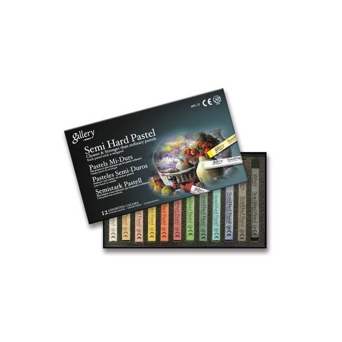 Pastelli impasto medio CWR quadrati 12 colori assortiti MY/MPL-12 main product photo