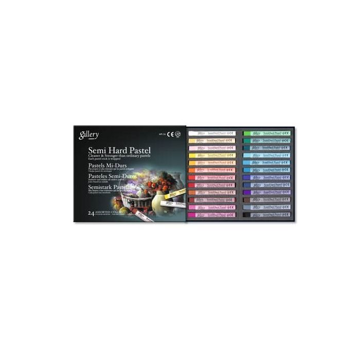 Pastelli impasto medio CWR quadrati 24 colori assortiti MY/MPL-24 main product photo
