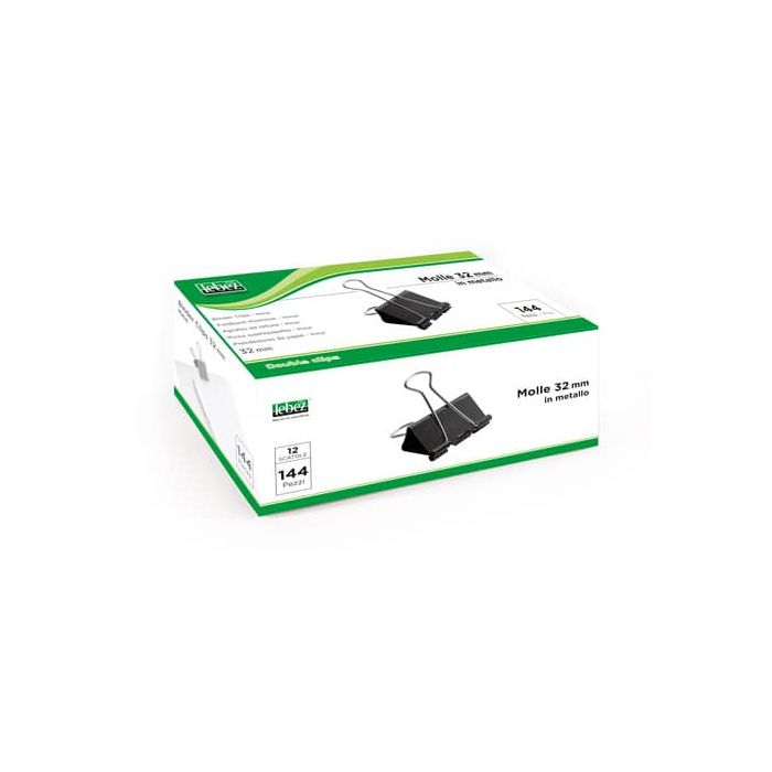 Molla double clips Lebez formato 32 mm 510/2 B main product photo