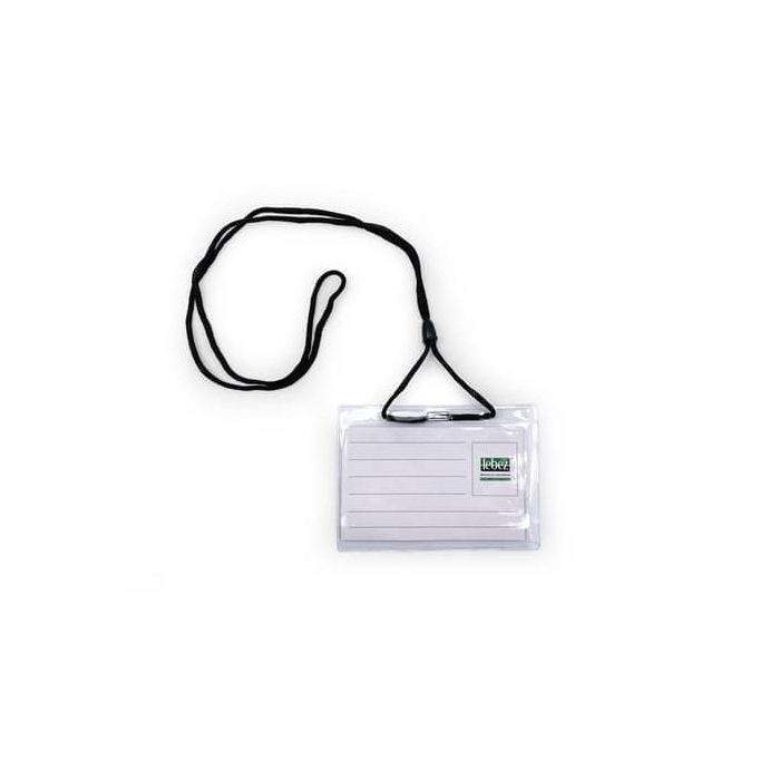 Portabadge con cordoncino Lebez colore nero 31-100-N main product photo