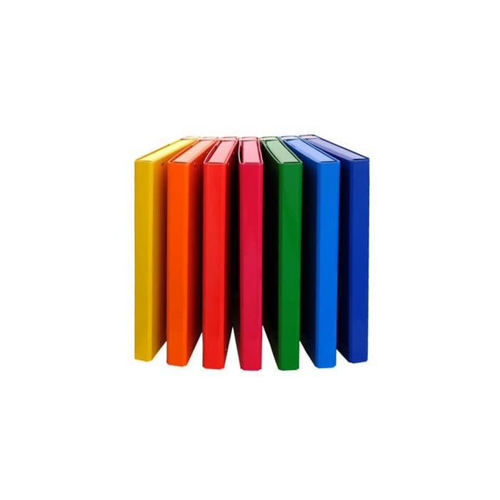 Cartella a tre lembi con elastico Cartotecnica del Garda 25x34,5 cm dorso 3 cm - 15 colori assortiti - main product photo