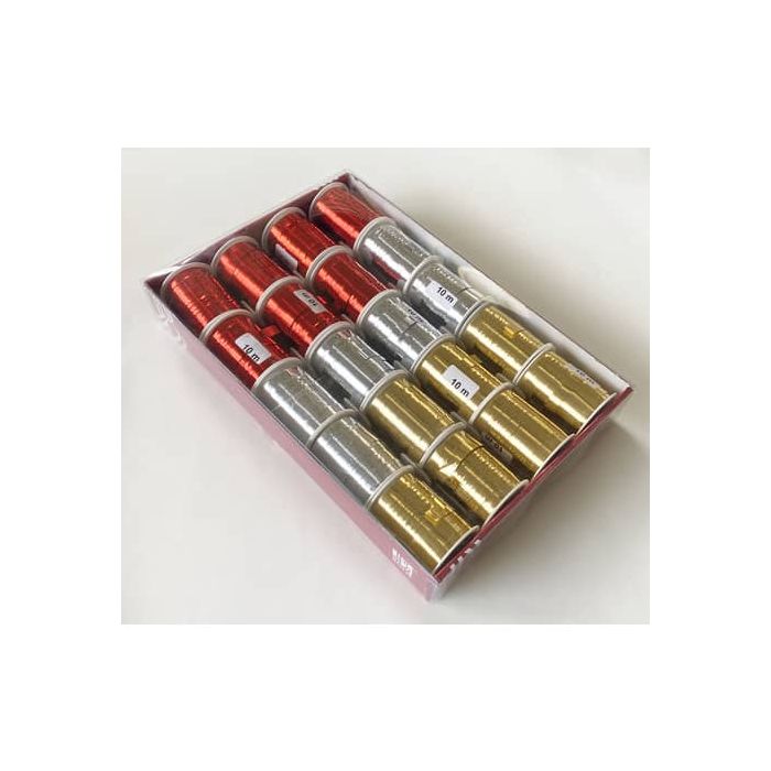 Rotolino nastro lucido Bolis 10x10 mt - colori lucidi Natalizi 65011073499 main product photo