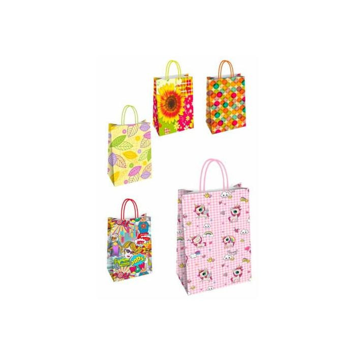 Borsa shopper Florio Carta fantasie assortite - formato 26x12x35 73198 main product photo