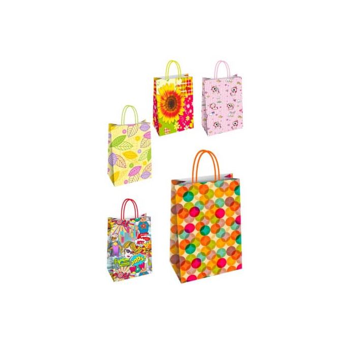 Borsa shopper Florio Carta fantasie assortite - formato 36x12x41 73181 main product photo